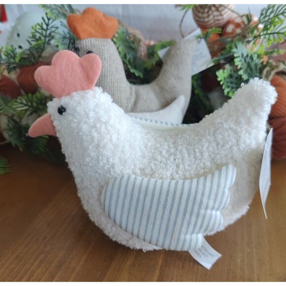 Target Bullseye Playground Springtime Hen & Rooster 6" Fabric Figurals New 2024 - Picture 7 of 7
